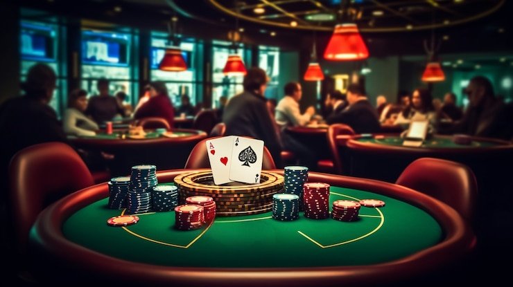 Dealer prabu jitu memutar roda Monopoly Live di studio kasino langsung